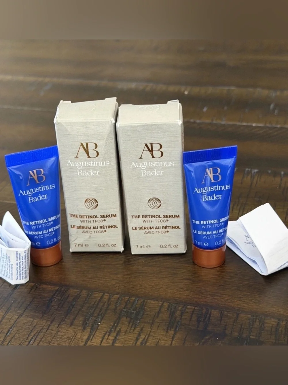 Augustinus Bader The Retinol Serum with TFC8 Sample Size 2x 7ml/ 0.2 fl oz  New